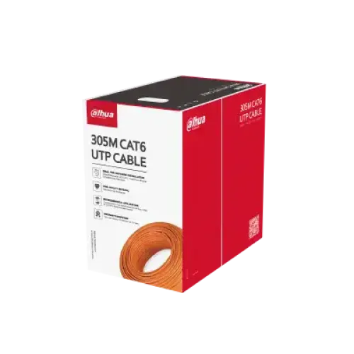 Dahua PFM922I-6UN-C CAT6 305 Meter UTP Cable (Orange)